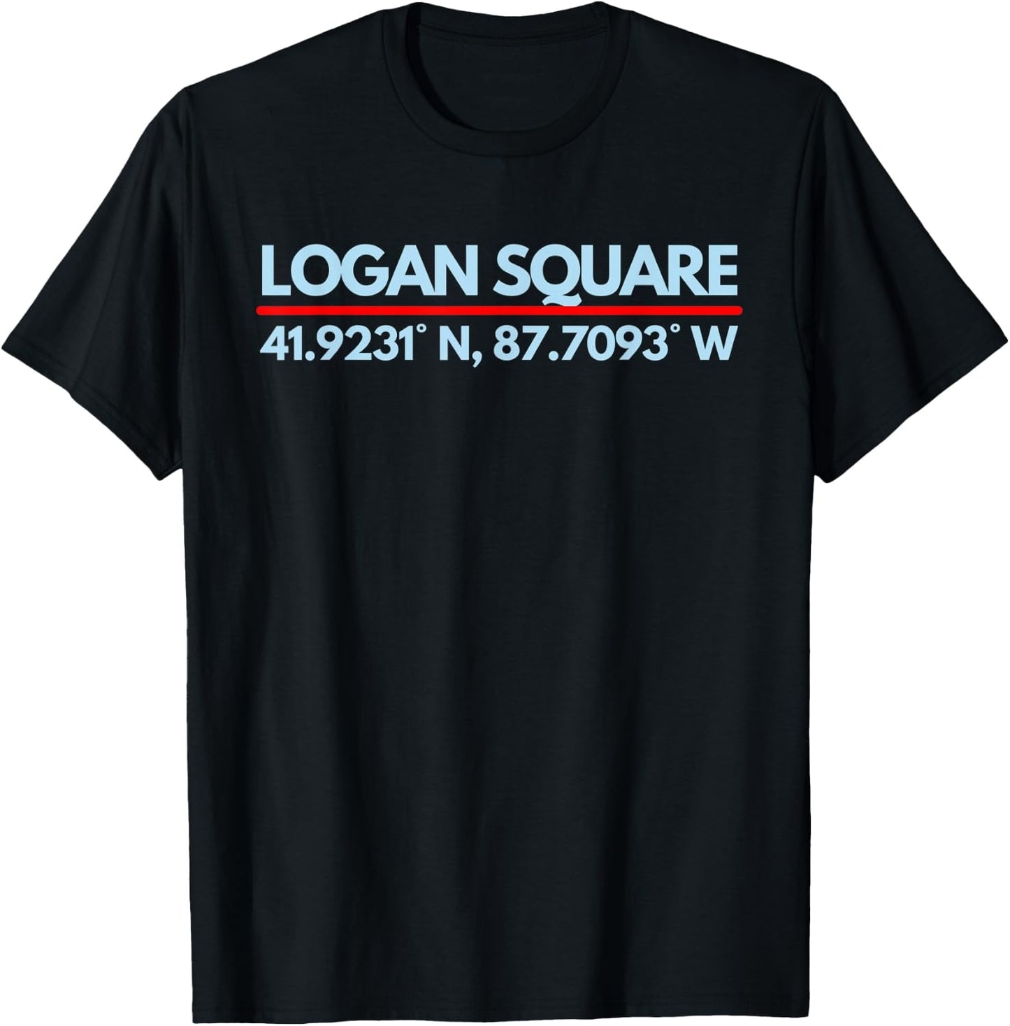 Logan Square Chicago IL Fans T-Shirt - T-Shirt | Black