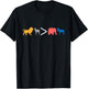 Christian Lion Lamb greater than Republican and Democrat T-Shirt - T-Shirt | Black