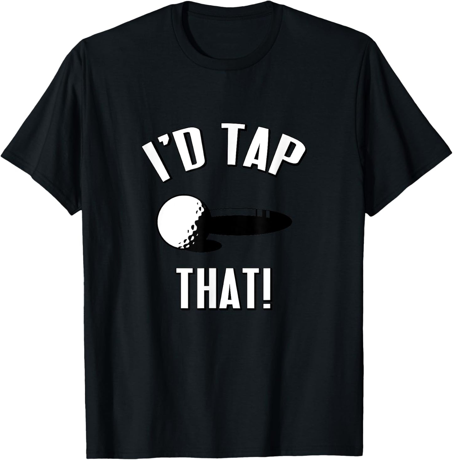 ID TAP THAT Golf T-Shirt - T-Shirt | Black