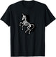 Gothic Unicorn Skeleton Kawaii Alternative Goth T-Shirt - T-Shirt | Black