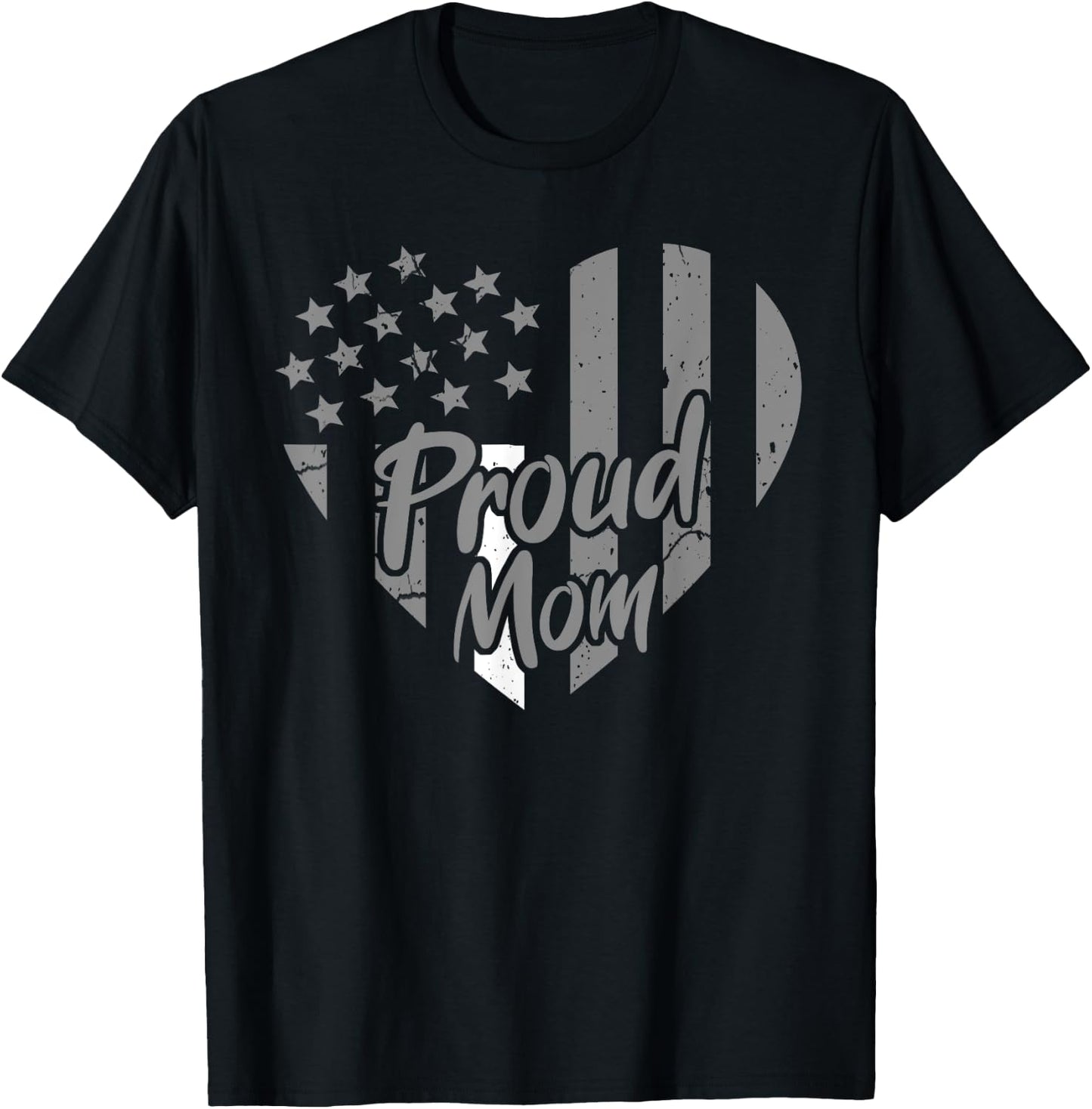 Proud Mom Ems Officials Emt Paramedic Mother Shirt T-Shirt - T-Shirt | Black