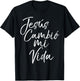 Spanish Christian Español Bible Verse Jesus Cambió Mi Vida T-Shirt - T-Shirt | Black