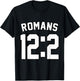 Romans 12:2 Sports Jersey Christian Motivation Apparel T-Shirt - T-Shirt | Black