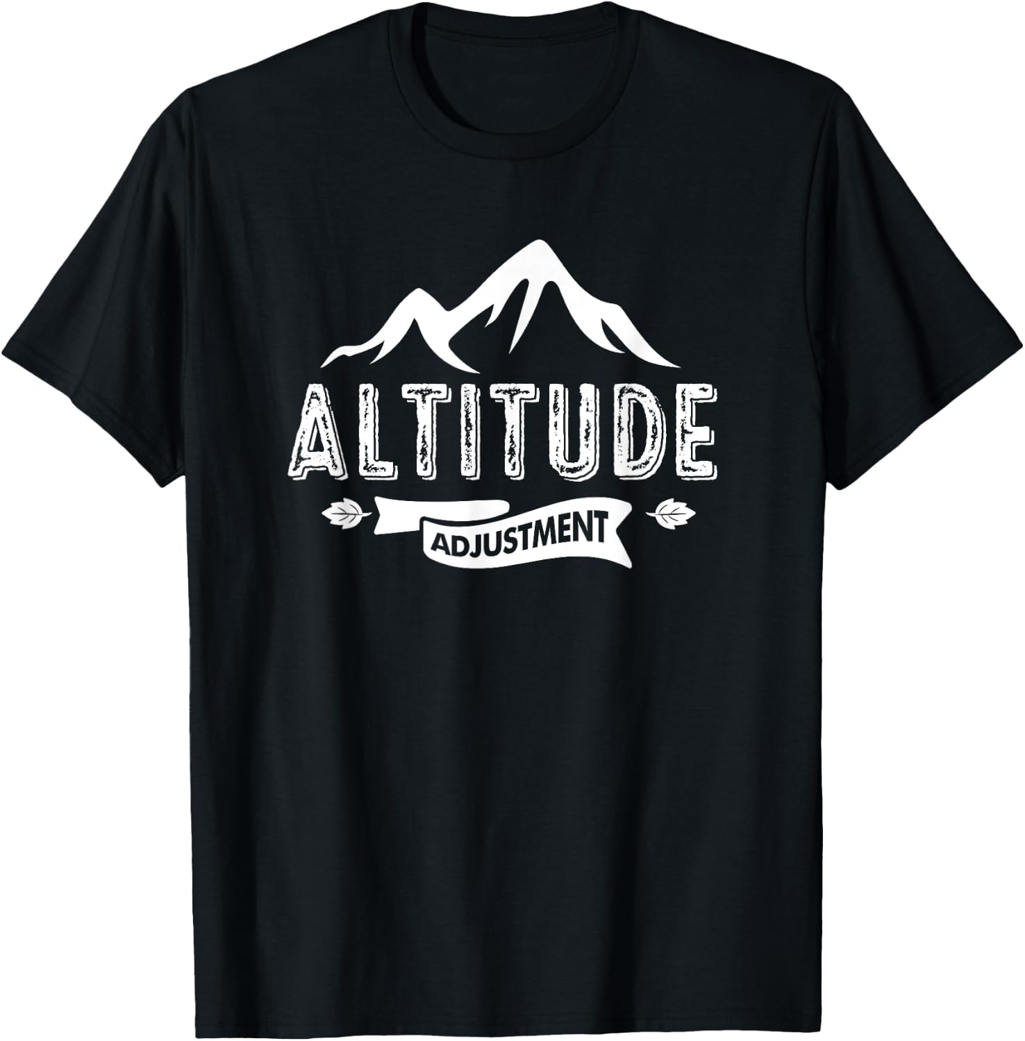 Altitude Adjustment; for Hiking & Trekking T-Shirt - T-Shirt | Black