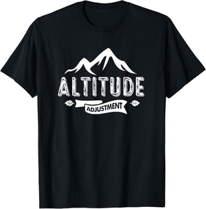 Altitude Adjustment; for Hiking & Trekking T-Shirt - T-Shirt | Black