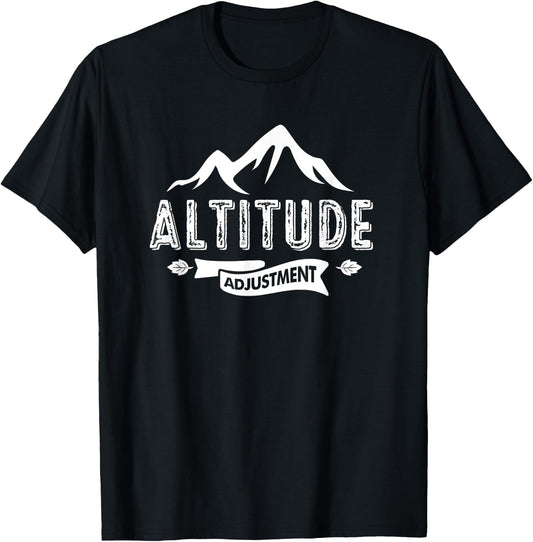 Altitude Adjustment; for Hiking & Trekking T-Shirt - T-Shirt | Black