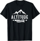Altitude Adjustment; for Hiking & Trekking T-Shirt - T-Shirt | Black