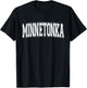 MINNETONKA MN MINNESOTA USA Vintage Sports Varsity Style T-Shirt - T-Shirt | Black