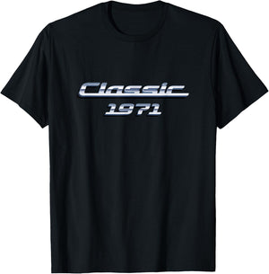 54th Birthday Vintage Classic Car 54 Year Old Classic 1971 T-Shirt - T-Shirt | Black