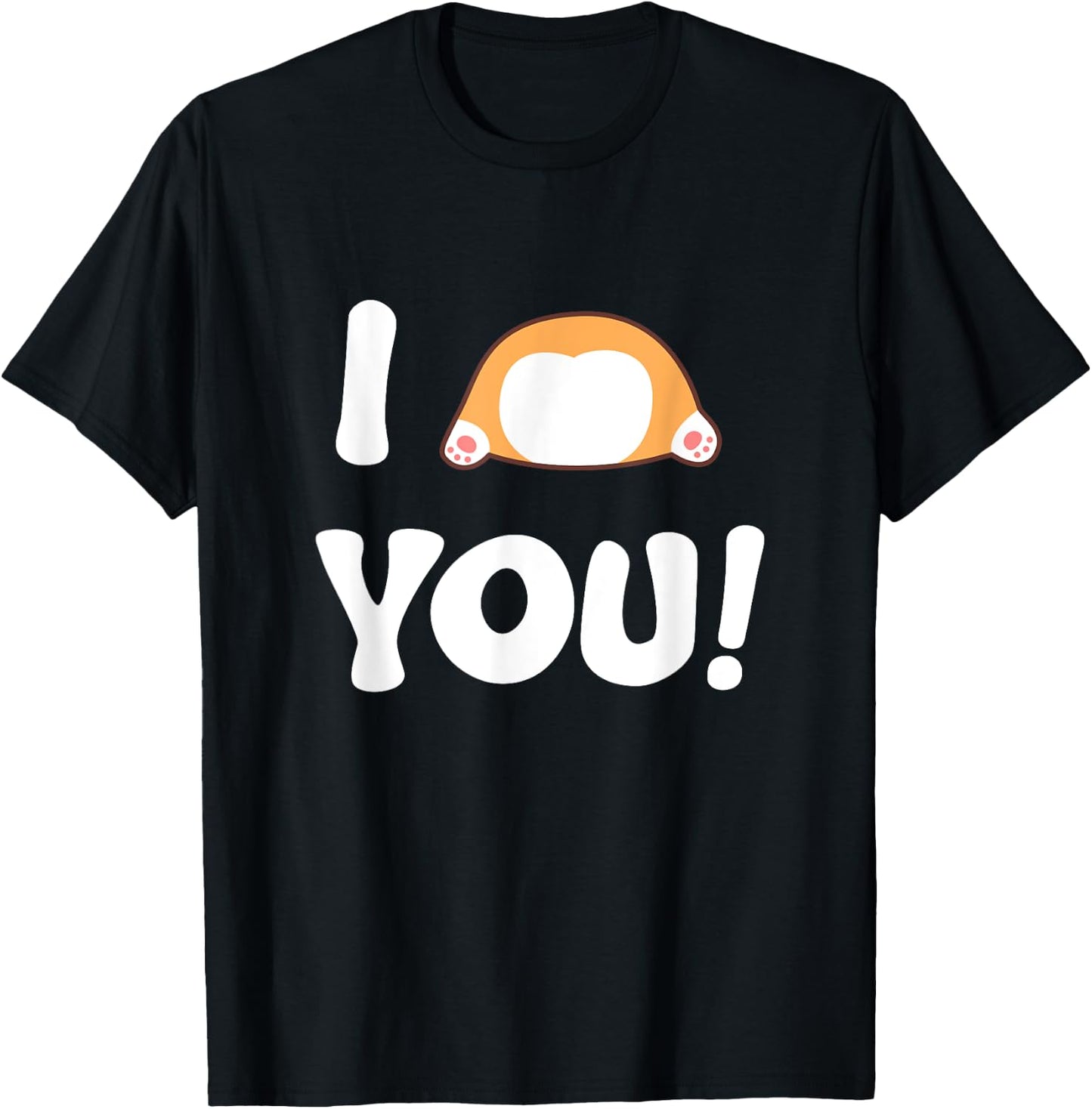 Welsh Corgi PWC Pem Dog Pet You Love Cute Paw Owner Gift Men Women Kids T-Shirt - T-Shirt | Black