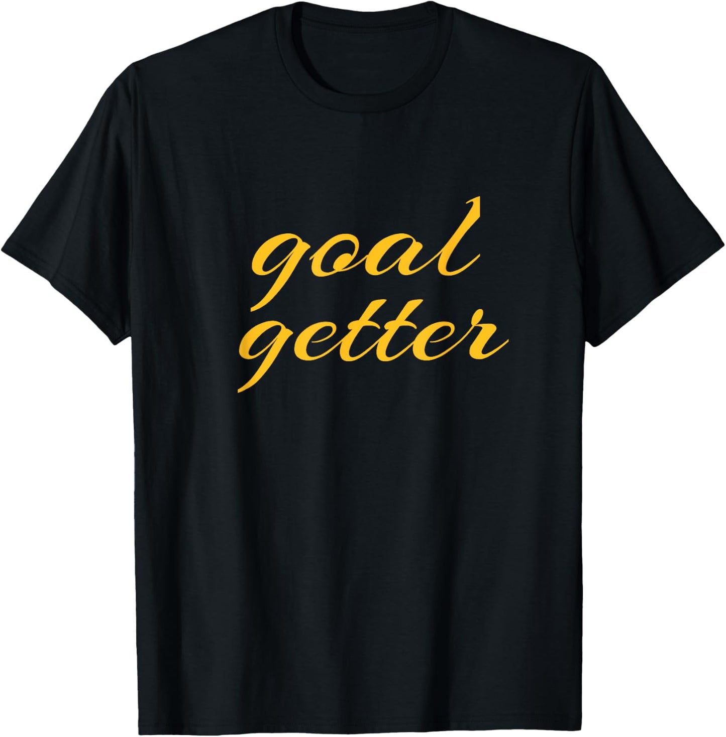 Goal Getter Soccer Motivation Coach T-Shirt - T-Shirt | Black