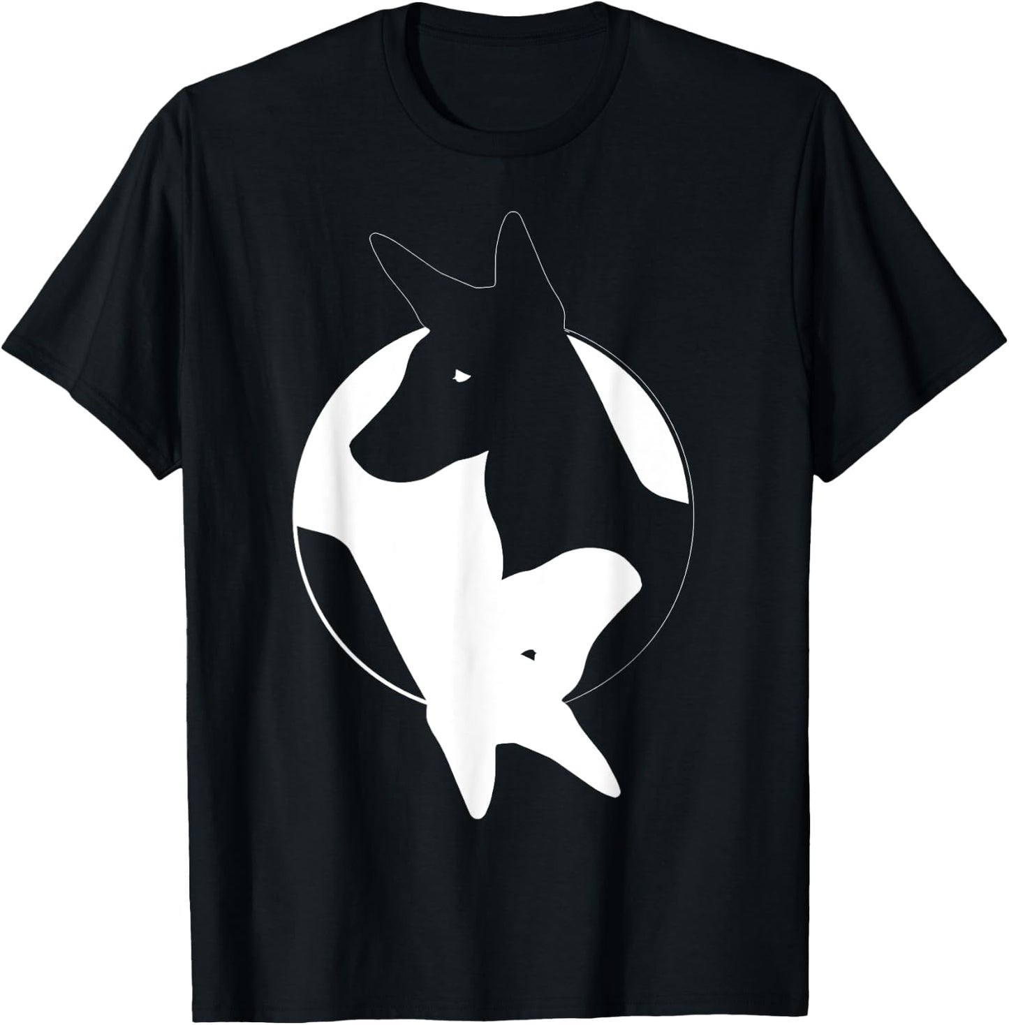 Yin Yang Xolo Funny Xoloitzcuintli Symbol Zen Meditation T-Shirt - T-Shirt | Black