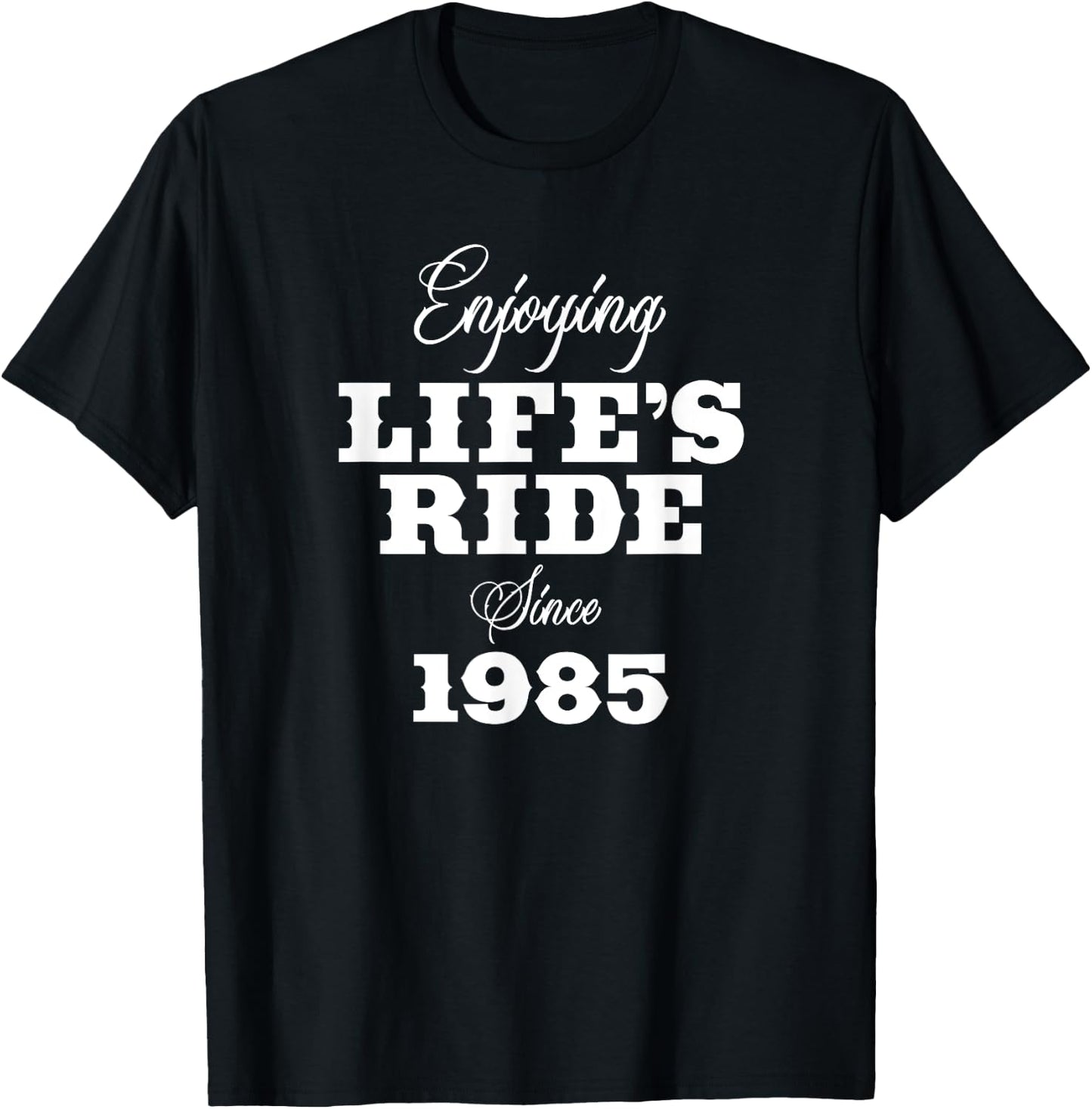 40 Year Old Motorcycle Rider 40th Birthday Motorcyclist T-Shirt - T-Shirt | Black