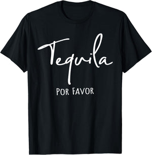Cinco De Mayo, Funny Tequila Por Favor, Mexican Fiesta T-Shirt - T-Shirt | Black