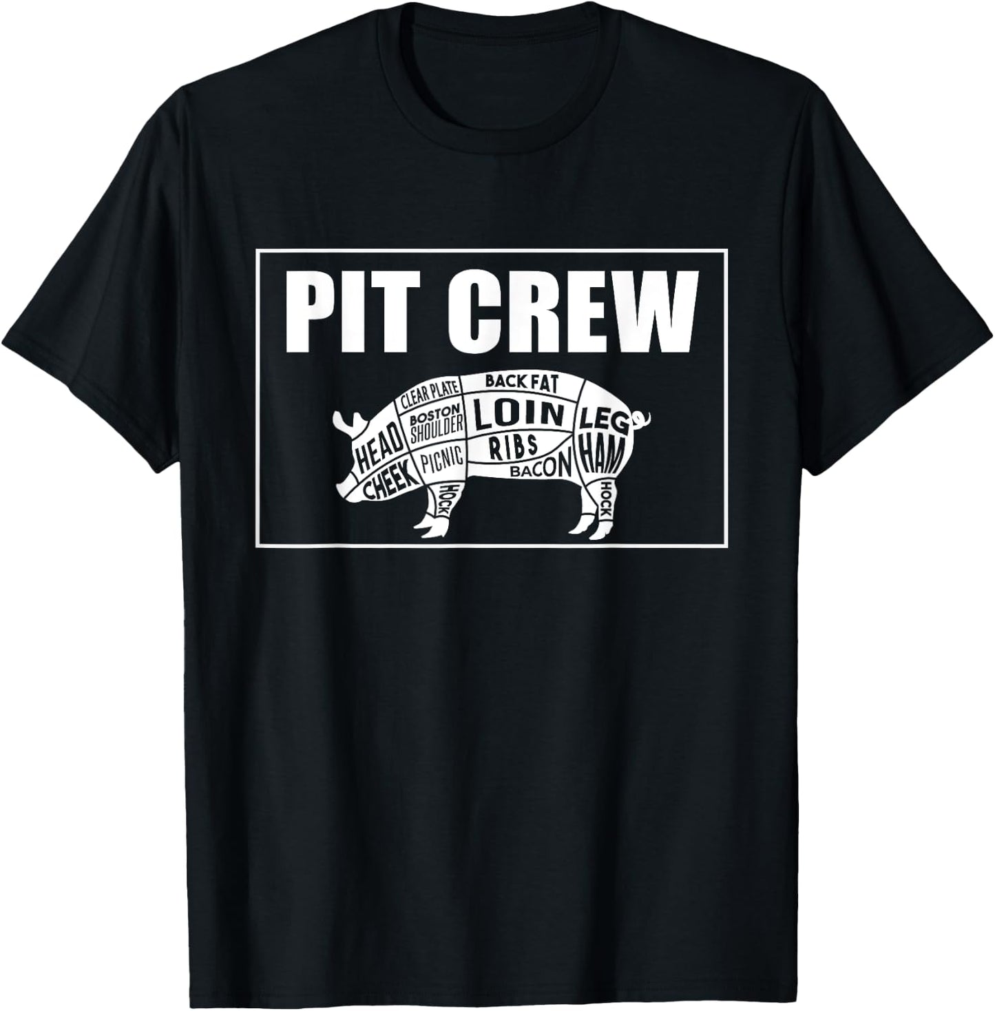 BBQ Barbeque the Best PitMaster companion. The Pit Crew T-Shirt - T-Shirt | Black