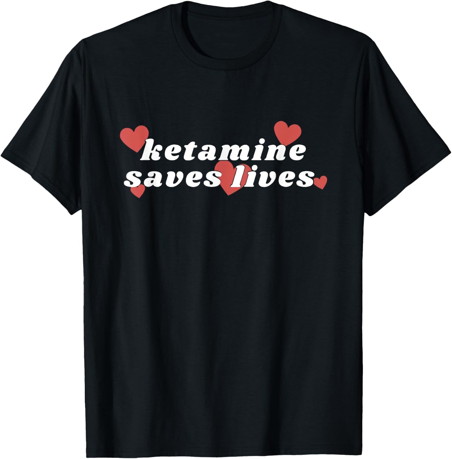 Ketamine Horse Emergency Ketamine Saves Lives T-Shirt - T-Shirt | Black