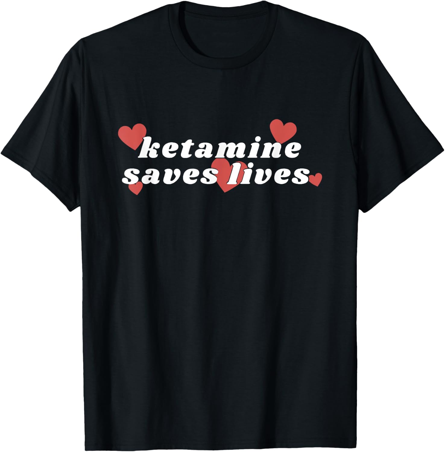 Ketamine Horse Emergency Ketamine Saves Lives T-Shirt - T-Shirt | Black