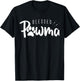 Dog Grandma Shirt Blessed Pawma Mothers Day Gifts Women Dogs T-Shirt - T-Shirt | Black