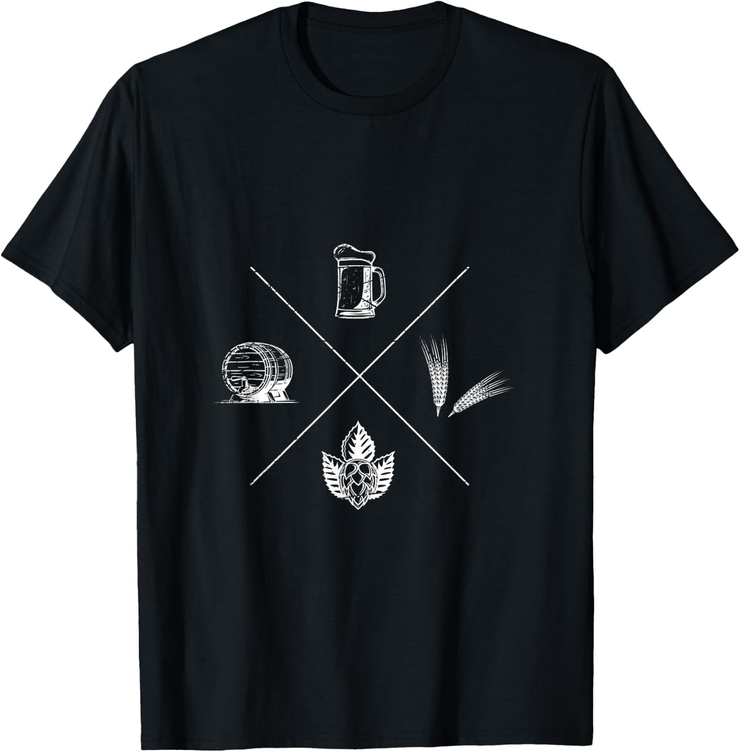 Brewing Home Brewery Craft Beer T-Shirt - T-Shirt | Black