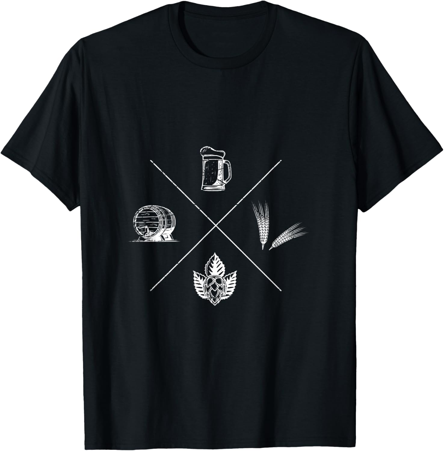 Brewing Home Brewery Craft Beer T-Shirt - T-Shirt | Black