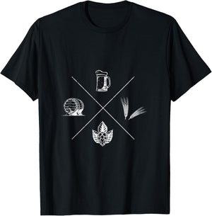 Brewing Home Brewery Craft Beer T-Shirt - T-Shirt | Black