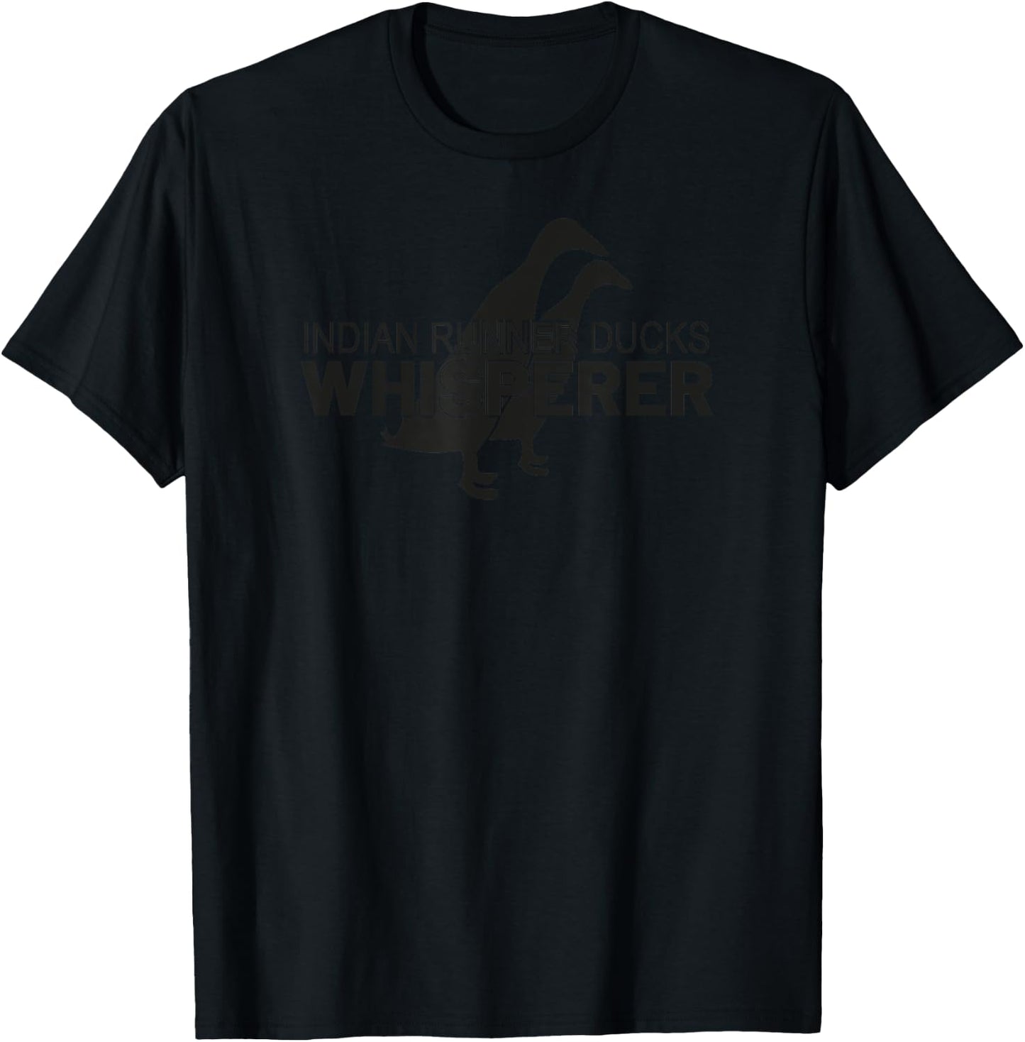 Indian Runner Duck Whisperer Indian Runner Ducks Whisperer T-Shirt - T-Shirt | Black