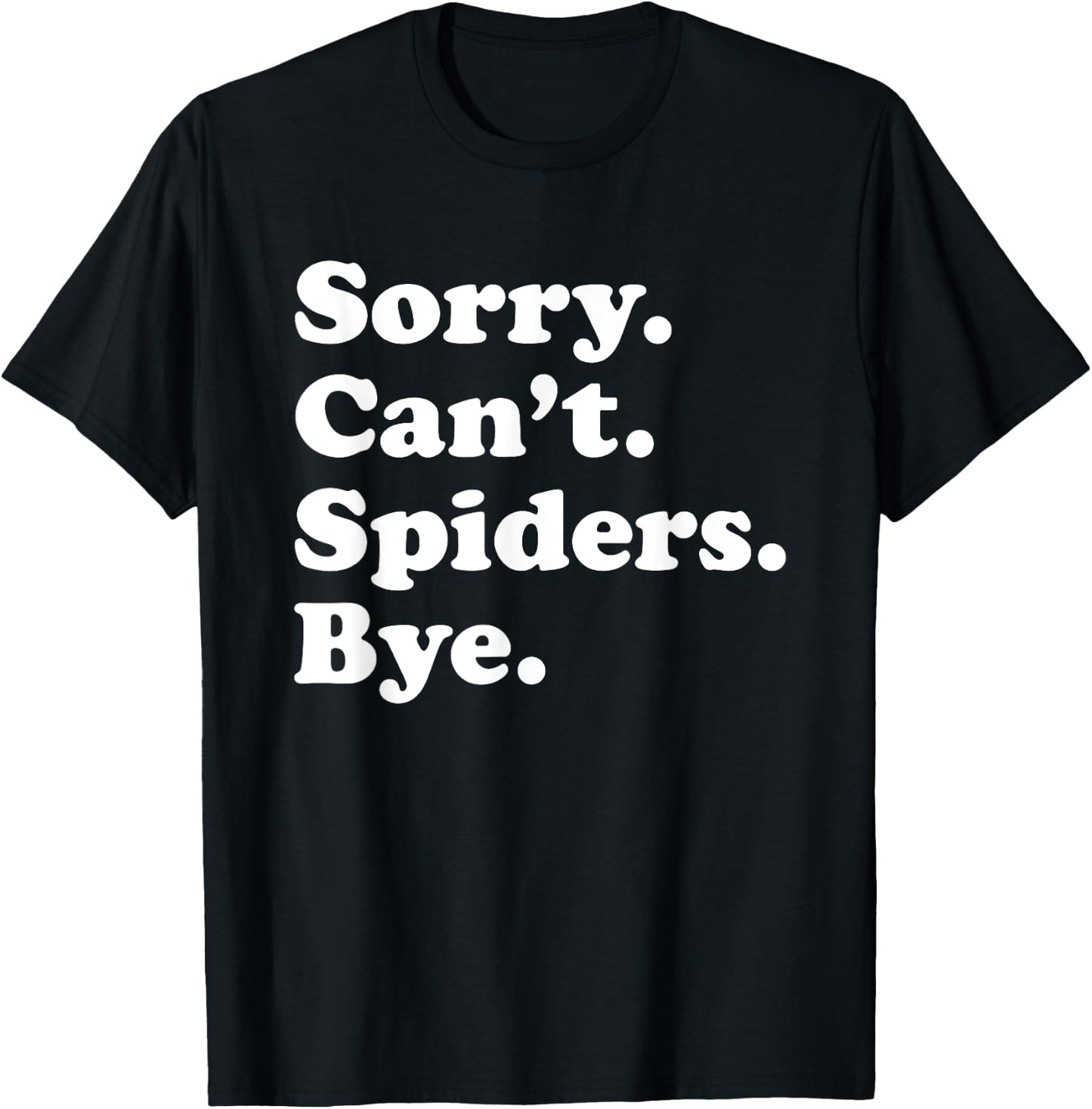 Funny Spider Gift Women Boys or Girls T-Shirt - T-Shirt | Black