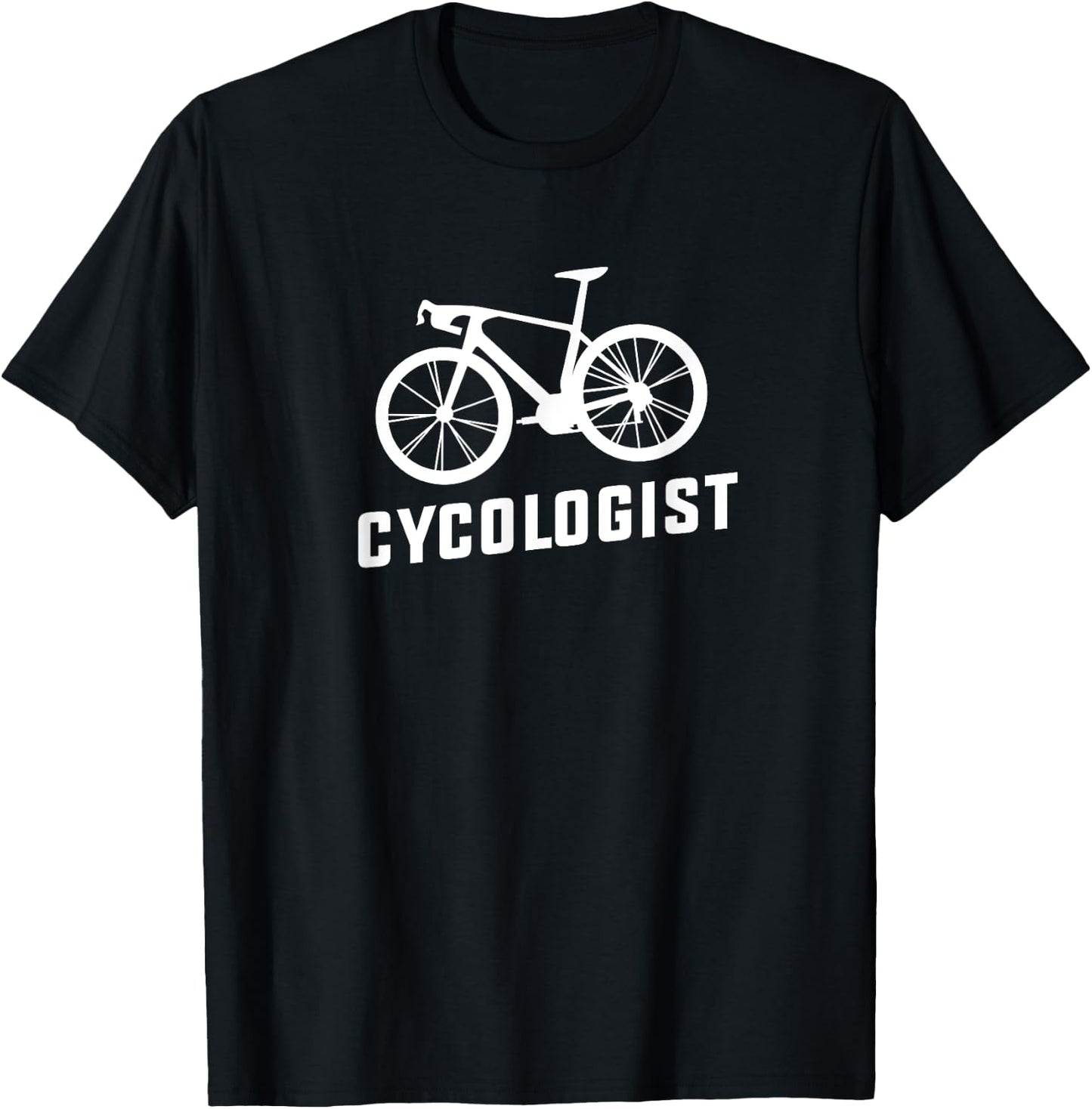 Cycologist Funny Bike Gift Cyclists Cycling Lover Gifts T-Shirt - T-Shirt | Black
