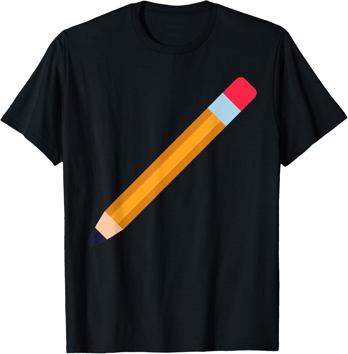 Pencil Cassette Tape Mixed Tape Halloween Couples Costume T-Shirt - T-Shirt | Black