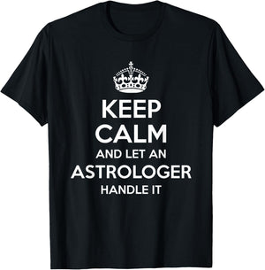 ASTROLOGER Gift Funny Job Title Profession Birthday Worker T-Shirt - T-Shirt | Black