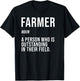 Funny Dairy Farmer Gift Local Farming Men Women Boys Girls T-Shirt - T-Shirt | Black