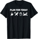 Woodworking Gift- Plan Today Coffee Beer And Carpenter T-Shirt - T-Shirt | Black