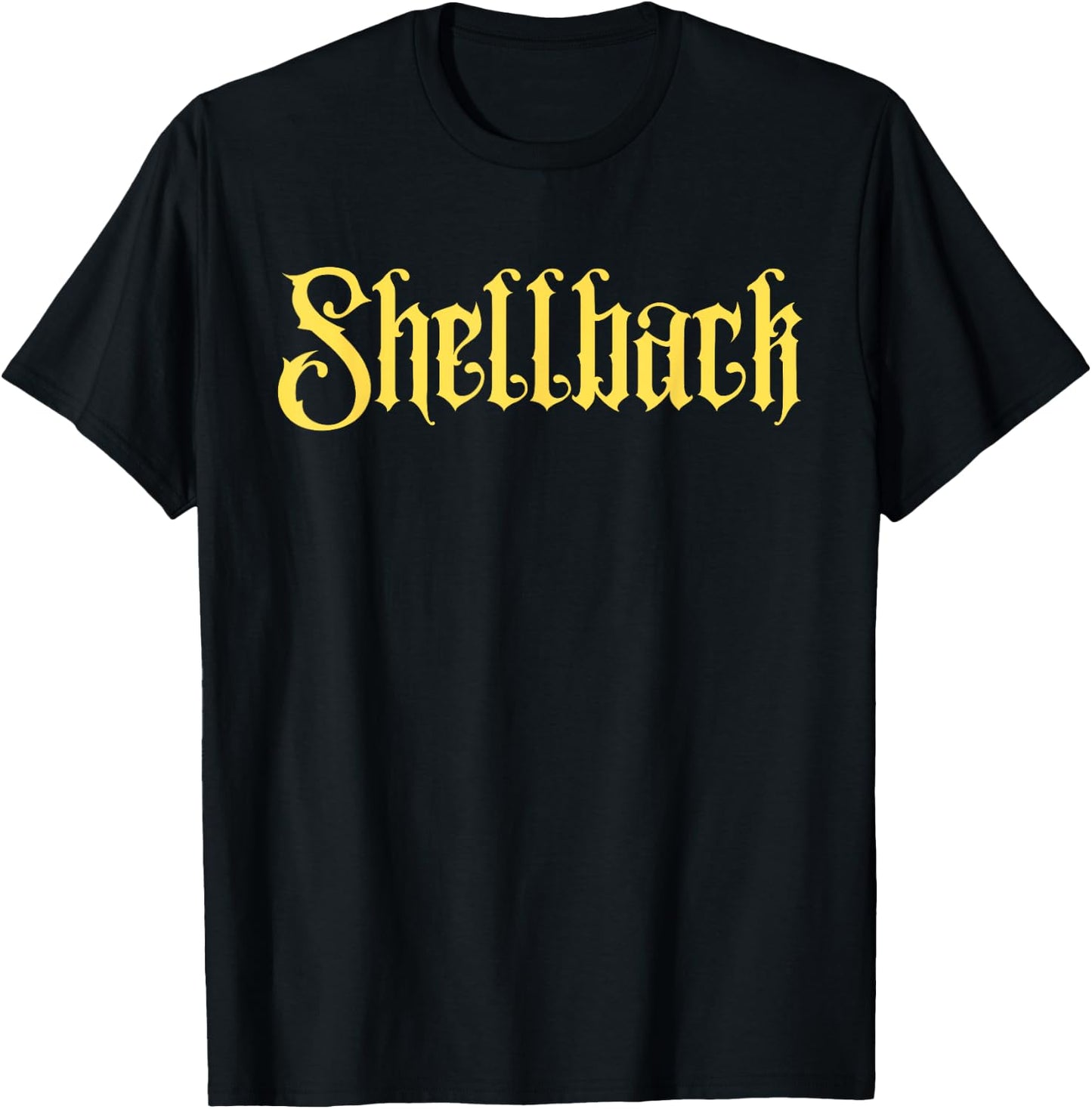 Vintage Navy Crusty Shellback Kraken T-Shirt - T-Shirt | Black
