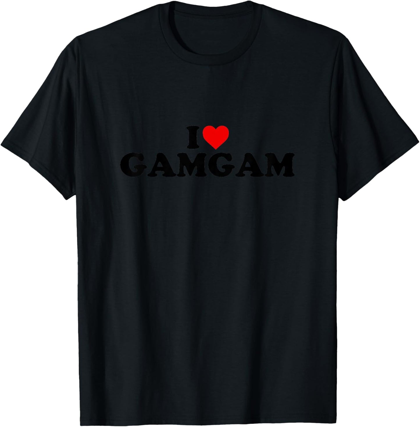 Kids I Love Gamgam Shirt For Boy Girl Toddler Children Youth T-Shirt - T-Shirt | Black