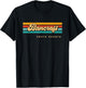Vintage Sunset Stripes Bancroft, South Dakota T-Shirt - T-Shirt | Black