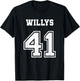 Jersey Style 41 1941 Willys 4x4 Vintage MB Army Truck Car T-Shirt - T-Shirt | Black