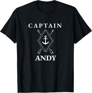 Captain Andy T-Shirt - T-Shirt | Black