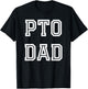 PTO Dad School Volunteer T-Shirt - T-Shirt | Black