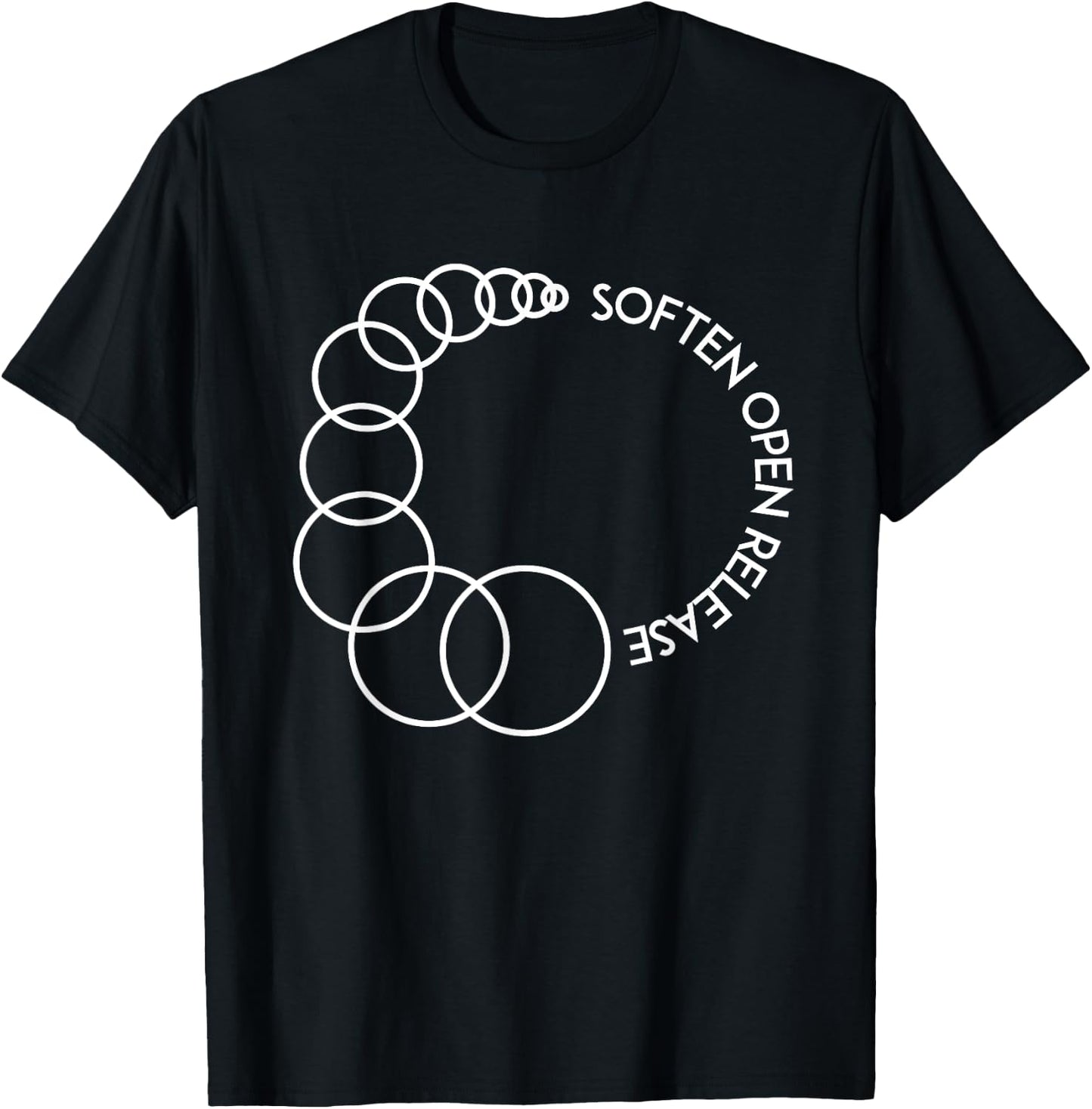 Soften Open Release Doula Labor Coach Birth Companion T-Shirt - T-Shirt | Black