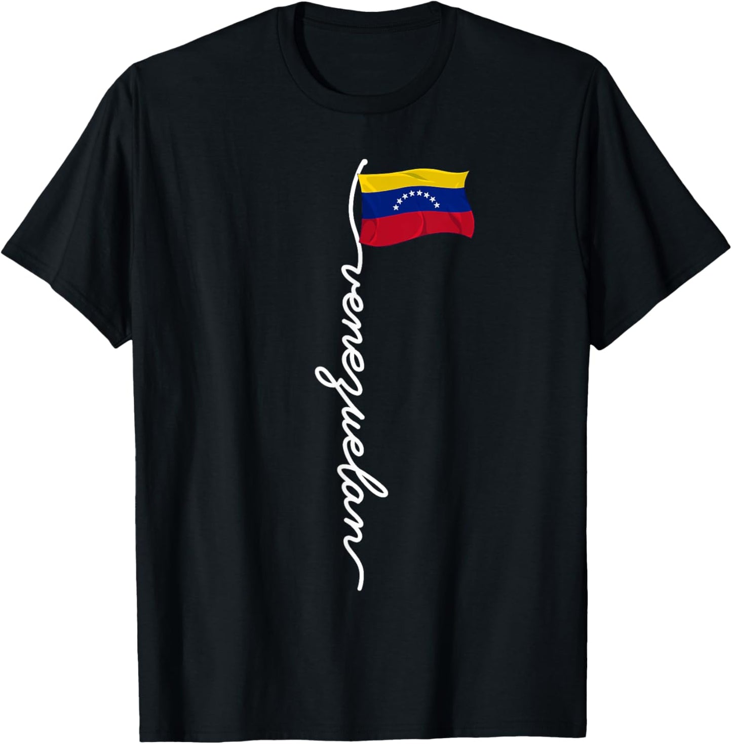 Venezuela Signature Venezuelan T-Shirt - T-Shirt | Black