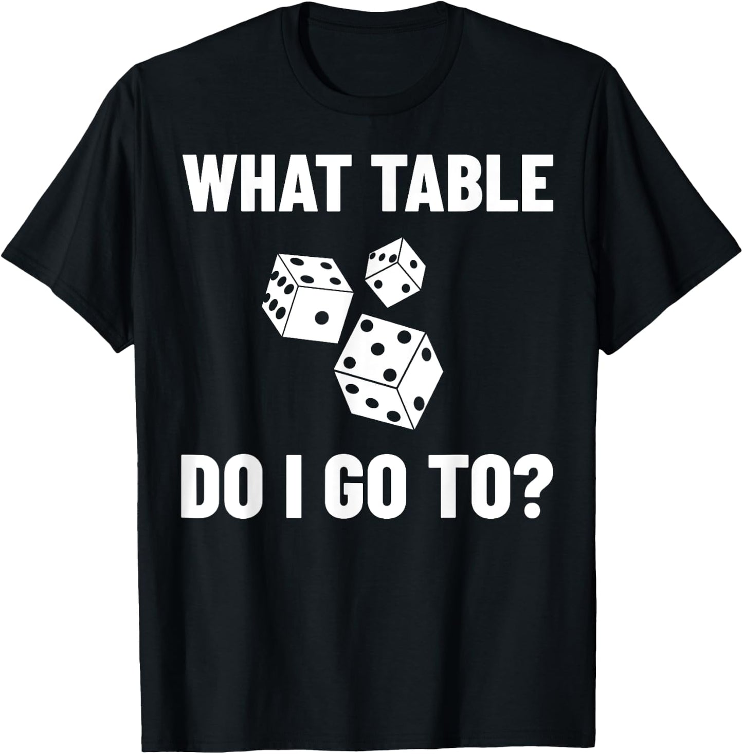 Bunco Dice Game Rules Night Party T-Shirt - T-Shirt | Black