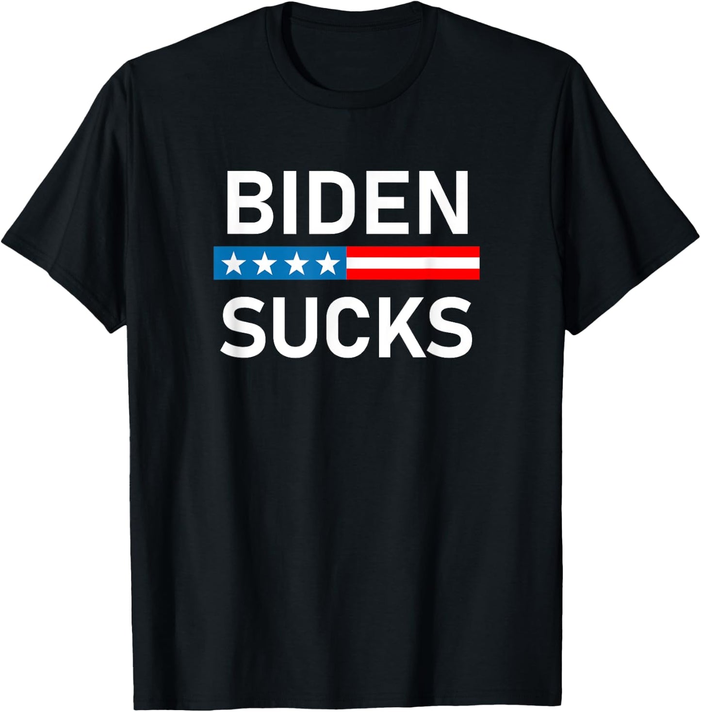 Biden Sucks T-Shirt - T-Shirt | Black