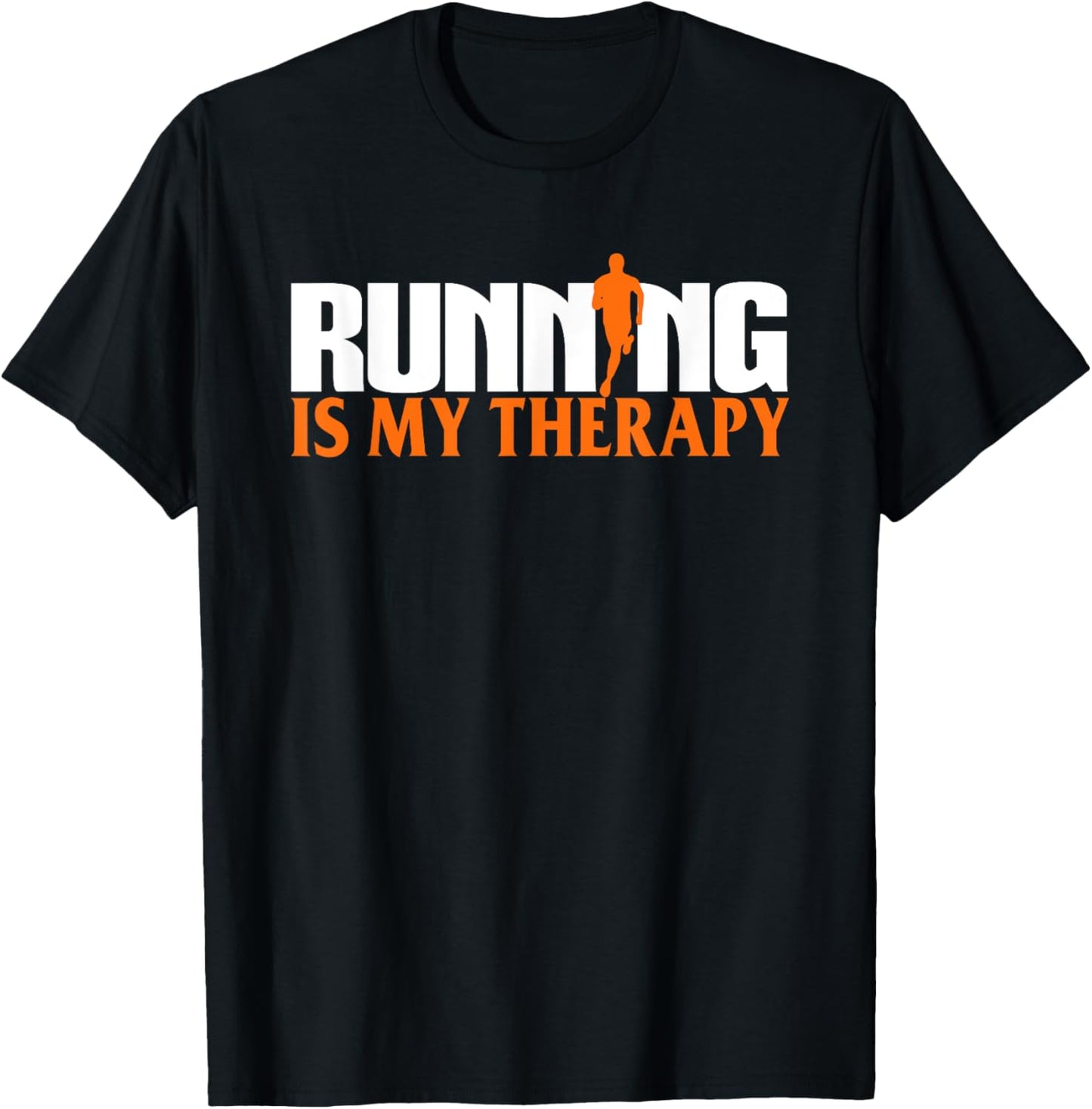 Running-is My Therapy 2024 T-Shirt - T-Shirt | Black