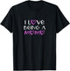I Love Being A Momo Cute Cool T-Shirt - T-Shirt | Black