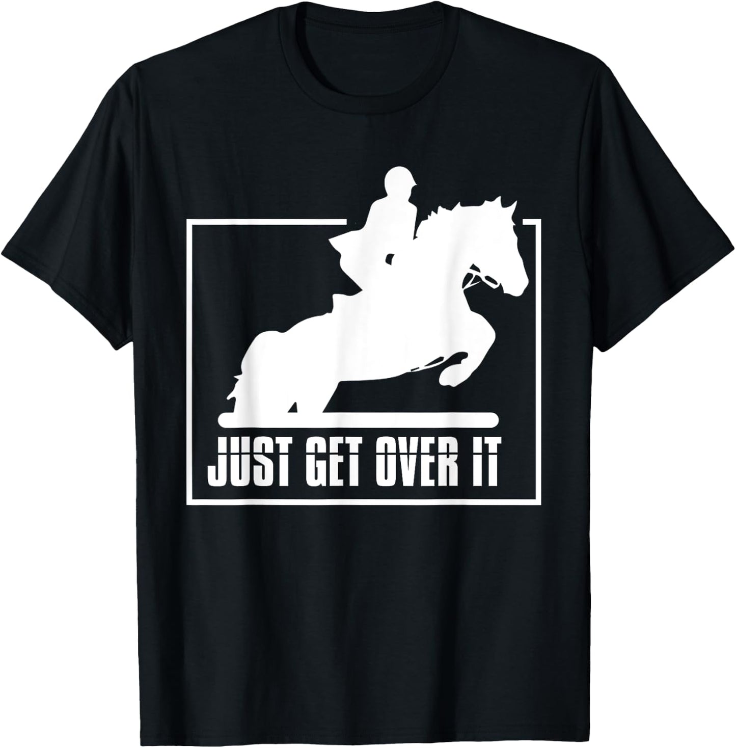 English Riding Hunter Jumper Girl Horse Riding T-Shirt - T-Shirt | Black