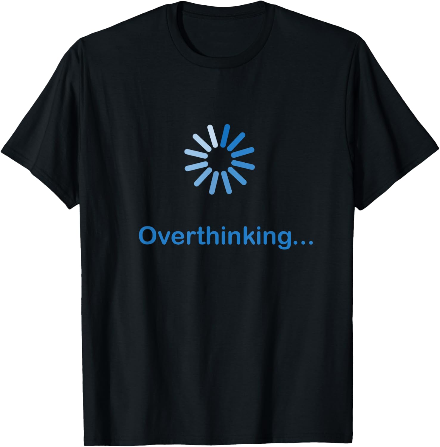 Overthinking Introvert Funny Antisocial Shy People INTJ T-Shirt - T-Shirt | Black