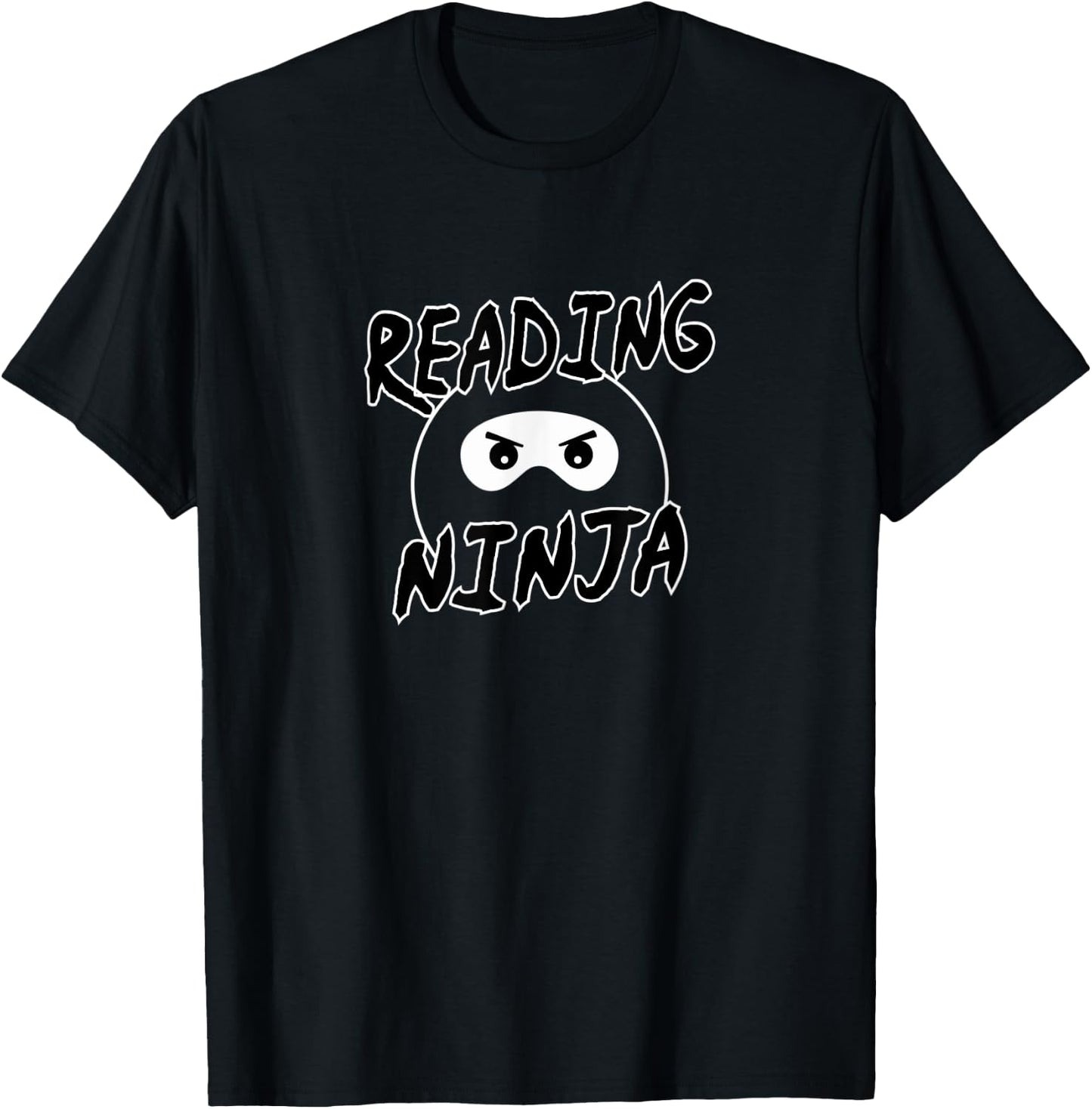 Reading Ninja – Novelty Book, Novel Readers T-Shirt - T-Shirt | Black