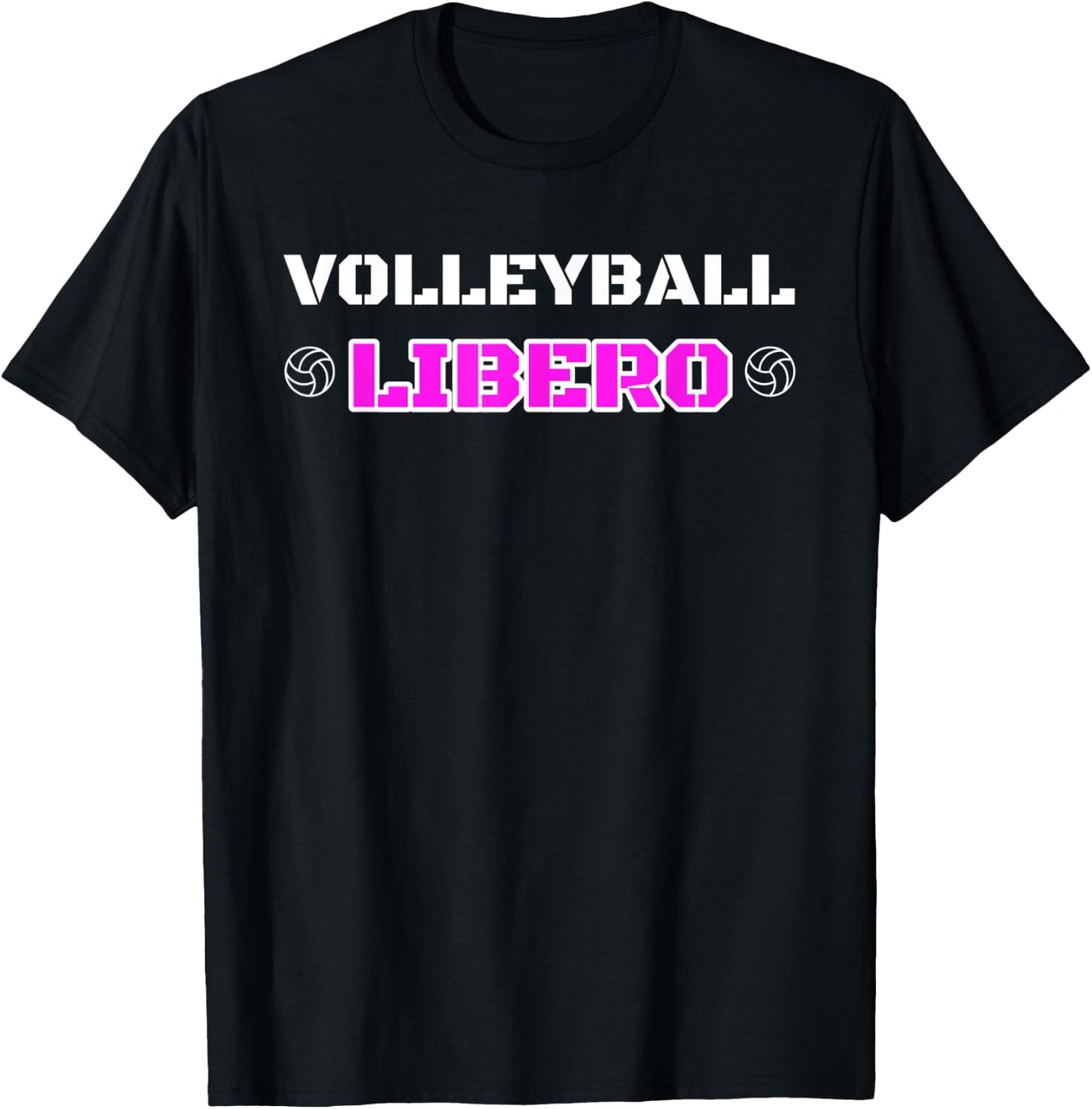 Volleyball Player Libero Position T-Shirt - T-Shirt | Black
