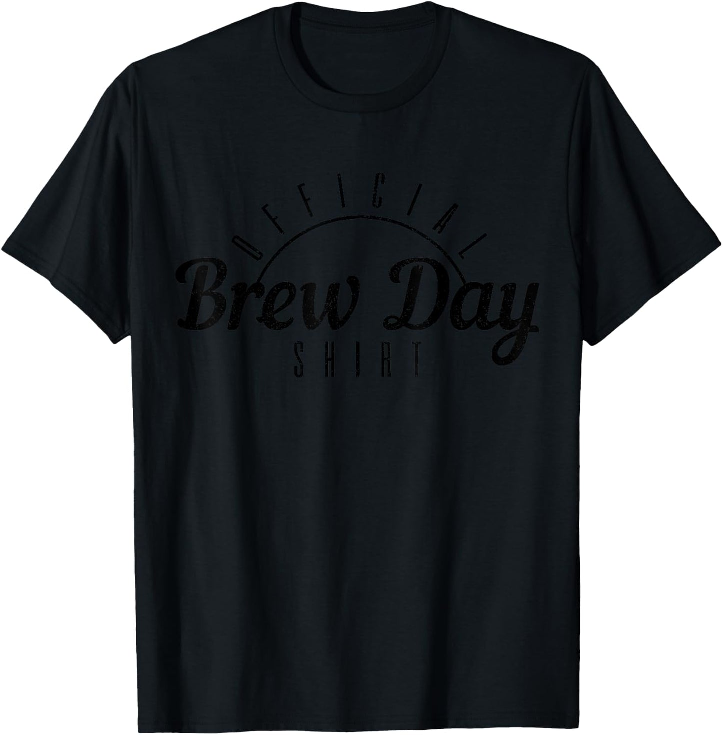 Beer Brewer, Home Brewing, Official Brewing Day T-Shirt - T-Shirt | Black