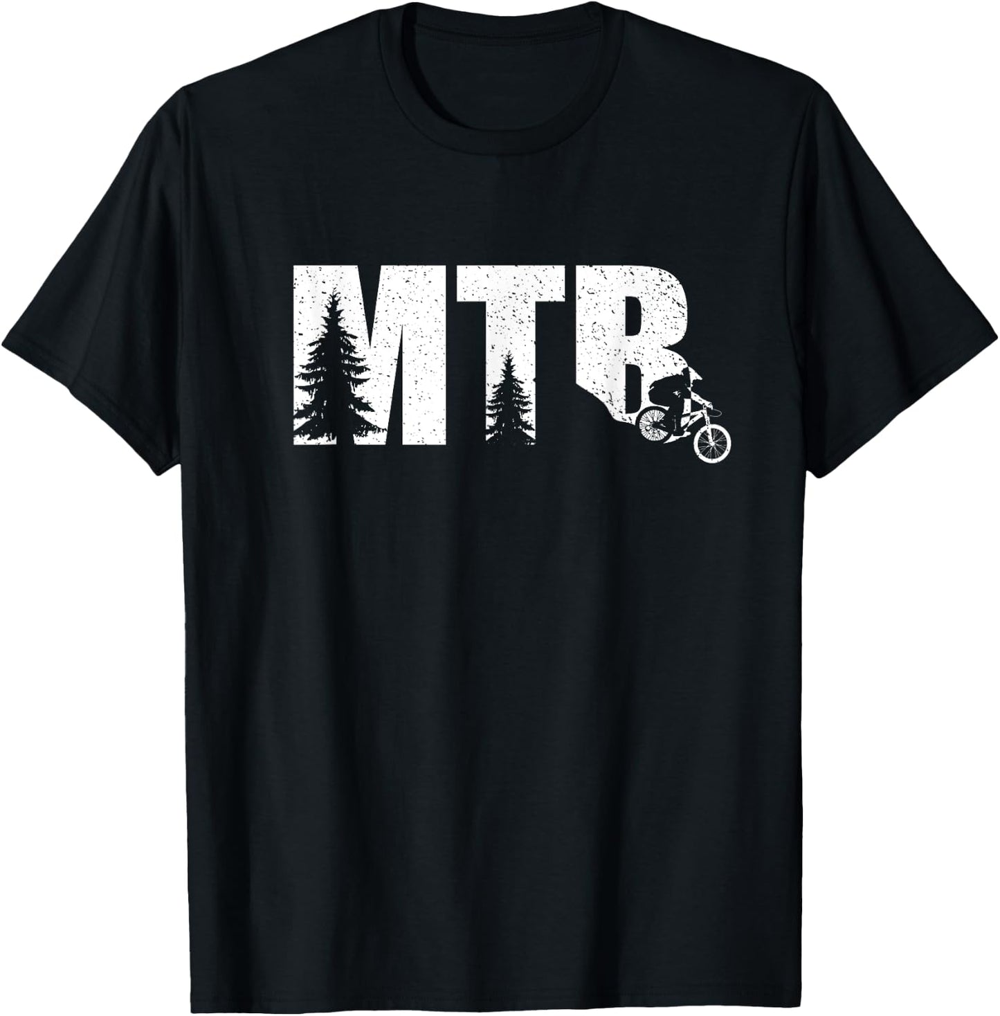 Mountain Biker Gifts Women Kids Mtb Biking T-Shirt - T-Shirt | Black